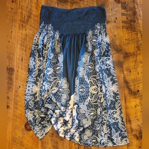 Strapless summer coverup